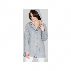 Kurtka K306 Szary. Brązowe kurtki damskie zimowe marki QUECHUA, m, z materiału. Za 249,00 zł.