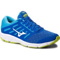 Buty MIZUNO - Ezurn J1GE183802 Niebieski. Niebieskie buty sportowe męskie marki Mizuno, z tworzywa sztucznego, bez zapięcia, do biegania. W wyprzedaży za 199,00 zł.