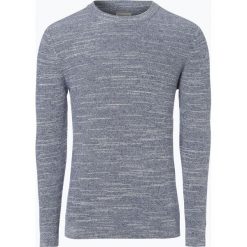Swetry klasyczne męskie: Selected – Sweter męski – Lucas, niebieski