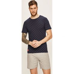 Henderson - Piżama. Niebieskie piżamy męskie Henderson, xl, bez wzorów, z bawełny, bez rękawów. Za 89,90 zł.