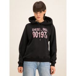 Bluza Diesel Ang 00SC8N 0IAJH. Czarne bluzy damskie Diesel, m, bez wzorów, z bawełny, bez rękawów, bez kaptura. W wyprzedaży za 369,00 zł.