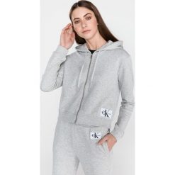 Calvin Klein Bluza Szary. Szare bluzy damskie Calvin Klein, m, bez wzorów, z bawełny, bez rękawów, bez kaptura. Za 464,95 zł.