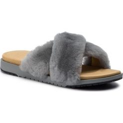 Klapki EMU AUSTRALIA - Mareeba W11880 Dove Grey. Szare klapki damskie ze skóry. W wyprzedaży za 209,00 zł.