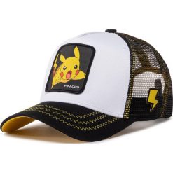 Czapka z daszkiem CAPSLAB - Pokemon Pikachu CL/PKM2/1/PIK5 White. Białe czapki męskie CapsLab, bez wzorów, z bawełny. Za 129,00 zł.