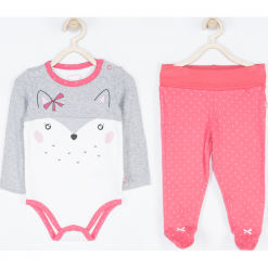 Komplet. Szare bielizna dziewczęca SET UNDERWEAR, z bawełny. Za 59,90 zł.