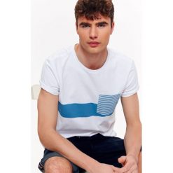 T-shirty męskie: T-SHIRT MĘSKI Z KIESZONKĄ