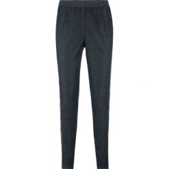 Legginsy dżinsowe SKINNY bonprix czarny. Czarne jeansy damskie bonprix. Za 49,99 zł.