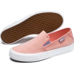 Puma tenisówki damskie Bari Slipon Peach Bud White 37. Pomarańczowe buty sportowe damskie Puma, bez wzorów, bez zapięcia. W wyprzedaży za 199,00 zł.
