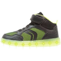 Tenisówki męskie: Geox KOMMODOR BOY NEW LIGHT PROJECT Tenisówki i Trampki wysokie black/lime