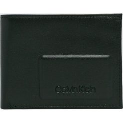 Calvin Klein - Portfel skórzany. Czarne portfele męskie Calvin Klein, z materiału. Za 269,90 zł.