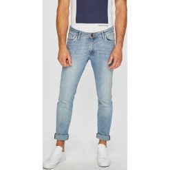 Jack & Jones - Jeansy. Niebieskie jeansy męskie Jack & Jones, bez wzorów. W wyprzedaży za 179,90 zł.
