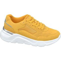 Sneakersy damskie Venice żółte. Żółte sneakersy damskie Venice, z materiału. Za 139,90 zł.