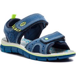Sandały PRIMIGI - 3396800 S Blue. Niebieskie sandały chłopięce Primigi, ze skóry, bez zapięcia. W wyprzedaży za 169,00 zł.