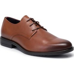 Półbuty TOMMY HILFIGER - Core Leather Lace Up Shoe FM0FM02547 Natural Cognac GTU. Pomarańczowe buty wizytowe męskie TOMMY HILFIGER, ze skóry, bez zapięcia. Za 579,00 zł.
