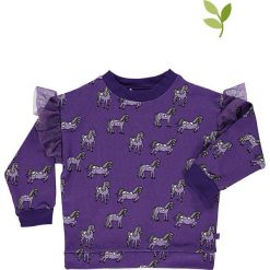 Bluza w kolorze fioletowym. Fioletowe bluzy niemowlęce Småfolk, bez wzorów, z bawełny, bez rękawów, bez kaptura. W wyprzedaży za 105,95 zł.