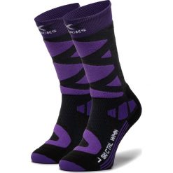 Skarpety Wysokie Damskie X-SOCKS - Ski Control 4.0 XSSSKCW19W G079. Fioletowe skarpetki damskie X SOCKS, bez wzorów, z elastanu. Za 79,00 zł.