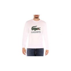 Bluzy Lacoste SH 6382. Białe bluzy męskie Lacoste, s, bez wzorów, bez kołnierzyka, bez rękawów, bez kaptura. Za 556,40 zł.