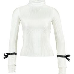 Bluzki asymetryczne: Navy London JEANIE Bluzka white