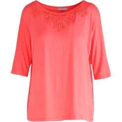 Koralowa Bluzka Arcane. Pomarańczowe bluzki damskie marki Born2be, xl, bez wzorów, bez kołnierzyka, bez rękawów. Za 49,99 zł.