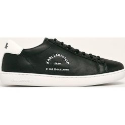 Karl Lagerfeld - Buty skórzane. Białe buty sportowe damskie KARL LAGERFELD, ze skóry. W wyprzedaży za 549,90 zł.