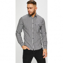 Calvin Klein Jeans - Koszula. Szare koszule męskie jeansowe Calvin Klein Jeans, l, w kratkę, z klasycznym kołnierzykiem, z długim rękawem. Za 349,90 zł.