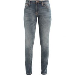 Nudie Jeans LIN Jeans Skinny Fit shimmering power. Niebieskie jeansy damskie marki Nudie Jeans, z elastanu. W wyprzedaży za 376,35 zł.