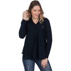 Sweter w kolorze czarnym. Niebieskie swetry klasyczne damskie marki Giorgio di Mare, xs, z dzianiny. W wyprzedaży za 172,95 zł.