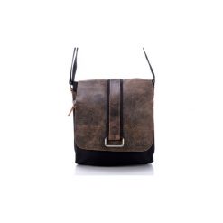Jasno brązowa stylowa retro listonoszka męska paolo peruzzi. Pomarańczowe torby męskie skórzane marki Paolo Peruzzi, w paski, ze skóry, eleganckie. Za 129,90 zł.