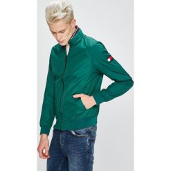 Tommy Hilfiger - Kurtka. Niebieskie płaszcze przejściowe męskie TOMMY HILFIGER, s, z elastanu, krótkie. W wyprzedaży za 479,90 zł.