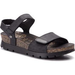 Sandały PANAMA JACK - Scarlett Basics B2 Napa Grass Negro/Black. Czarne klapki damskie marki Panama Jack, bez wzorów, ze skóry, bez obcasa, na obcasie. Za 469,00 zł.