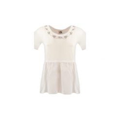 T-shirty z krótkim rękawem Twin Set JS82RE. Białe t-shirty damskie Twin Set, s, bez wzorów, bez kołnierzyka. Za 408,35 zł.