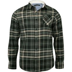 Czarno-Szara Weekendowa Koszula z Długim Rękawem -BRAVE SOUL- 100% Bawełna, Taliowana, w Kratkę KSDCBRSAW18TAMEblackgrey. Szare koszule męskie w kratkę, z bawełny, casualowe. Za 59,00 zł.