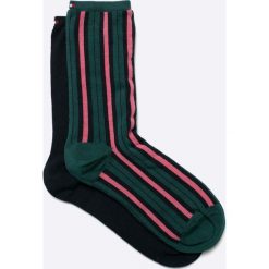 Tommy Hilfiger - Skarpetki (2-pack). Różowe skarpetki damskie marki TOMMY HILFIGER, l, z bawełny. W wyprzedaży za 34,90 zł.