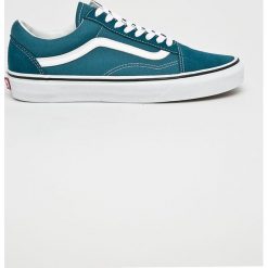 Vans - Tenisówki. Niebieskie tenisówki męskie marki Vans, ze skóry, na sznurówki. W wyprzedaży za 249,90 zł.