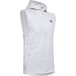 Under Armour Bluza Szary. Szare bluzy męskie Under Armour, xxl, bez wzorów, z bawełny, bez kołnierzyka, bez rękawów, bez kaptura. Za 309,95 zł.