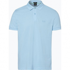 BOSS Athleisurewear - Męska koszulka polo – Piro, niebieski. Niebieskie koszulki polo męskie marki BOSS Athleisurewear, m, z bawełny. Za 349,95 zł.