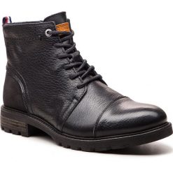 Kozaki TOMMY HILFIGER - Winter Material Mix FM0FM01756 Black 990. Czarne glany męskie TOMMY HILFIGER, z materiału. Za 749,00 zł.