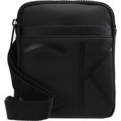 Torby na ramię męskie: Calvin Klein RAISED LOGO MINI FLAT CROSSOVER Torba na ramię black