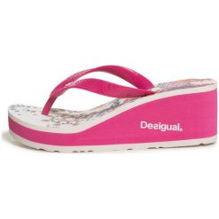 Desigual Japonki Damskie Shoes Lola Galact 40 Różowe. Różowe koturny damskie Desigual, bez wzorów, bez obcasa, na koturnie. Za 129,00 zł.