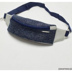 Granatowa nerka - blue night. Niebieskie nerki damskie Pakamera, bez wzorów, z materiału, bez dodatków. Za 109,00 zł.