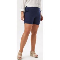 Granatowe Szorty Generissa. Niebieskie szorty damskie Born2be, xl, bez wzorów. W wyprzedaży za 54,99 zł.