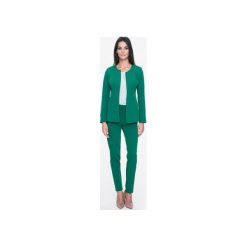 Mosali - Elegancki Żakiet Materiałowy M003. Zielone marynarki damskie Mosali, m, bez wzorów, z tkaniny. Za 139,00 zł.