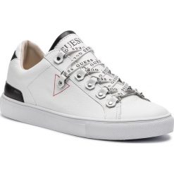 Sneakersy GUESS - Barry FM5BAR LEA12 WHITE. Białe sneakersy męskie Guess, bez zapięcia. Za 439,00 zł.