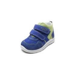 Superfit Boys Półbuty Mel nautic kombi (średnie) - niebieski - Gr.Moda (2 - 6 lat). Niebieskie buciki niemowlęce Superfit, ze skóry, bez zapięcia. Za 199,00 zł.