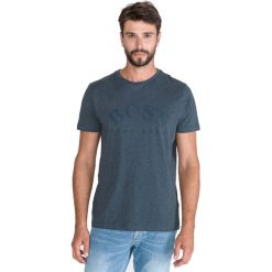 BOSS Koszulka Szary. Szare podkoszulki męskie Boss, xl, z haftami, z bawełny. Za 268,95 zł.