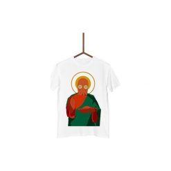Koszulka Święty Zoidberg Męska. Białe koszulki męskie Failfake, s, bez wzorów, bez kołnierzyka. Za 130,00 zł.