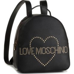 Plecak LOVE MOSCHINO - JC4072PP18LL100A Nero. Czarne plecaki damskie Love Moschino, bez wzorów, ze skóry ekologicznej. W wyprzedaży za 999,00 zł.