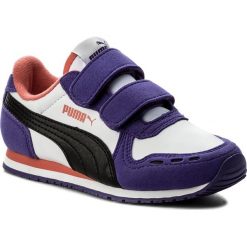 Sneakersy PUMA - Cabana Racer Sl V Ps 360732 45 Puma White/Puma Black/P.V. Fioletowe trampki chłopięce Puma, na rzepy. W wyprzedaży za 129,00 zł.