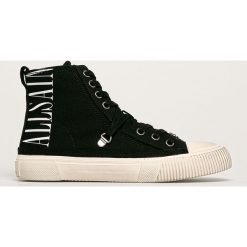 AllSaints - Trampki Elena Stamp. Białe trampki i tenisówki damskie AllSaints, bez wzorów, z gumy, na sznurówki. W wyprzedaży za 429,90 zł.