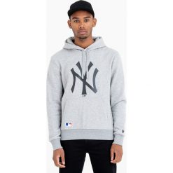 New Era - Bluza. Szare bluzy męskie New Era, s, z nadrukiem, z bawełny, z kapturem, bez rękawów, z kapturem. Za 289,90 zł.